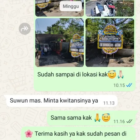 Pengiriman Papan Bunga Duka Rawameneng Blanakan