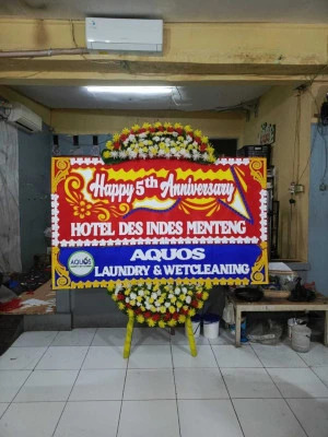 Papan Bunga di Rawameneng Blanakan