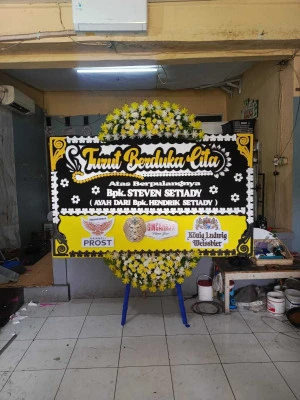 Papan Bunga di Rawameneng Blanakan