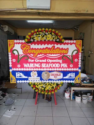 Papan Bunga di Rawameneng Blanakan