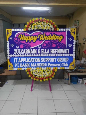 Papan Bunga di Rawameneng Blanakan